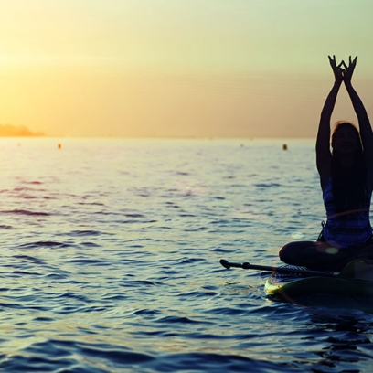 Paddle Boarding Yoga
